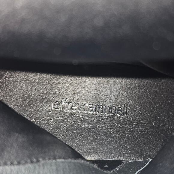 Jeffrey Campbell Liverpool 2 Ankle Boot Womens 8.5 Black Platform Heeled 90s - Picture 11 of 14